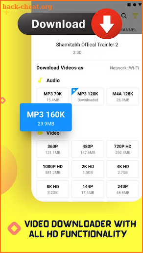 Snaptubè mp4 video downloader screenshot