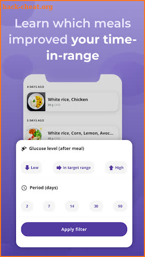 SNAQ - Food & Glucose Tracker screenshot