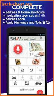 SNAV Navigator screenshot