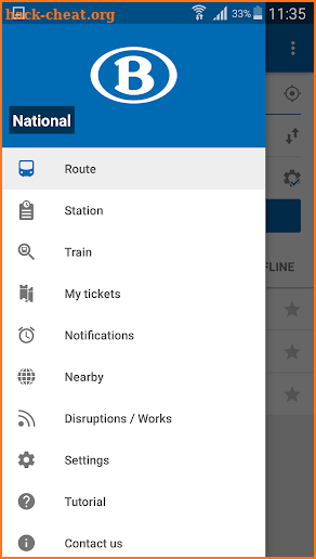 SNCB National: train timetable/tickets in Belgium screenshot