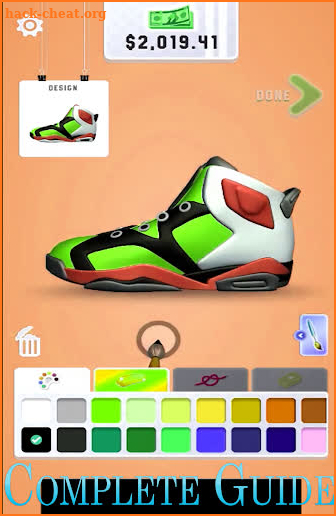 Sneaker Art Tips. screenshot