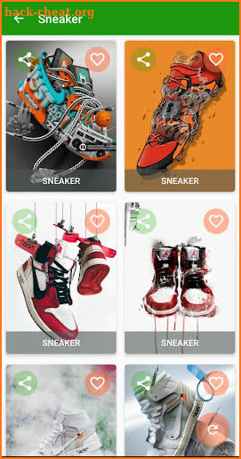 Sneaker wallpapers screenshot