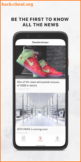 Sneakerdraws screenshot