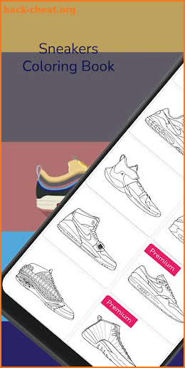 Sneakers Art Coloring Book screenshot