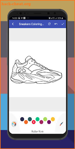 Sneakers Art Coloring Book screenshot