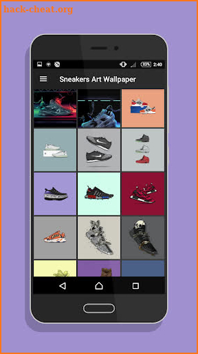 Sneakers Art Wallpaper screenshot