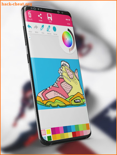 Sneakers Coloring Book - Shoes Coloring screenshot
