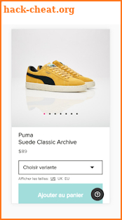 SNEAKERSNSTUFF screenshot