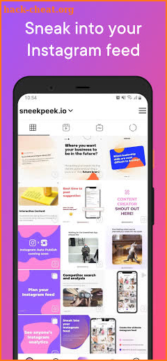 SneekPeek - Instagram Feed Planner screenshot