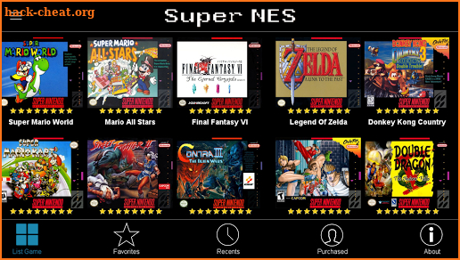 SNES Emulator - Super NES Collection -Arcade Retro screenshot