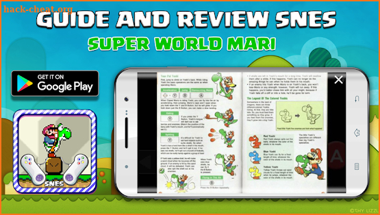 SNES Super Mari World - Guide Board & story screenshot