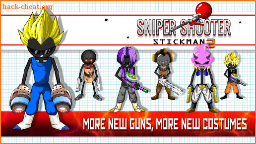 Sniper Shooter Stickman 2 Fury: Gun Shooting Games screenshot