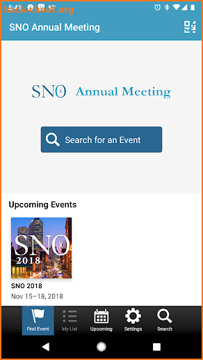 SNO Annual Meeting screenshot