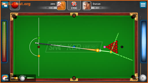 Snooker Live Pro & Six-red screenshot