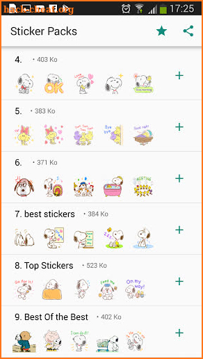 Snooopy Stickers For Whatsapp screenshot