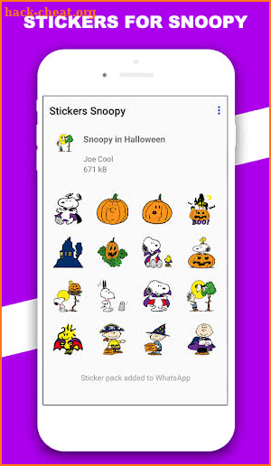 Snооpу Stickers For Christmas - WAStickerApps screenshot