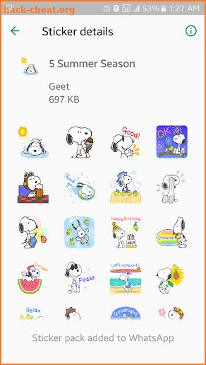 Snoopy Dog - Cute Puppy sticker screenshot