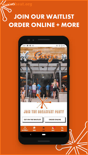 Snooze A.M. Eatery Mobile App screenshot