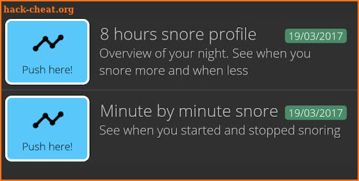 Snoring facts - snore counter screenshot