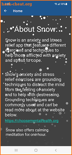 Snow: Anxiety/Stress Relief screenshot