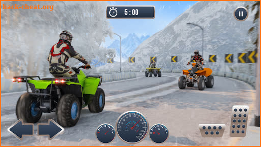 Snow ATV Bike Stunt Race screenshot