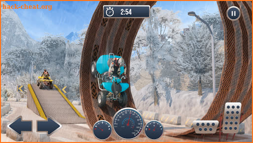 Snow ATV Bike Stunt Race screenshot