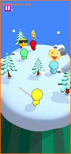 Snow Ball Fight 3D screenshot