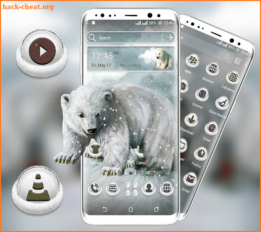 Snow Bear Launcher Theme screenshot