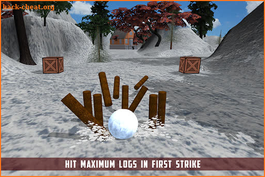 Snow bowling Smash screenshot