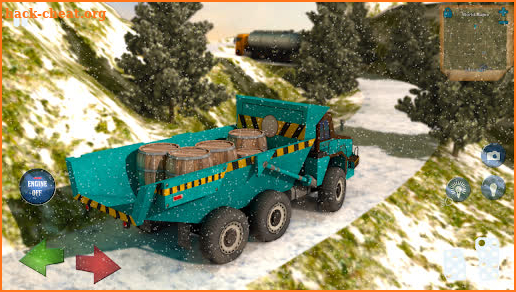 Snow Cargo Delivery Truck Parking Simulator 2021 screenshot