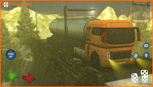 Snow Cargo Delivery Truck Parking Simulator 2021 screenshot