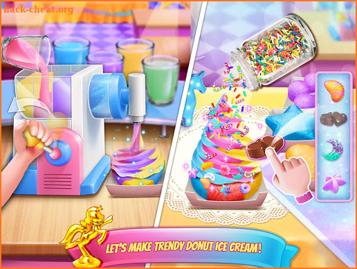 Snow Cone VS Ice Cream - Unicorn Icy Food Battle! screenshot