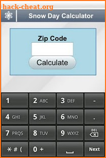 Snow Day Calculator screenshot
