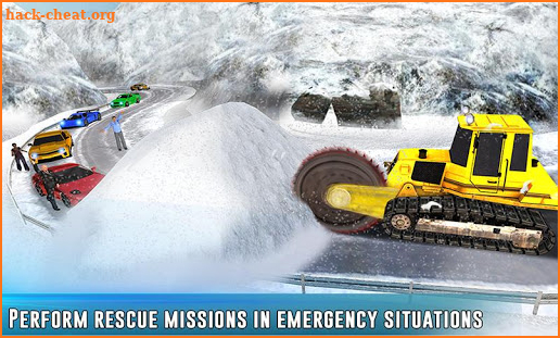 Snow Driving Rescue Plow Excavator Crane Operator screenshot