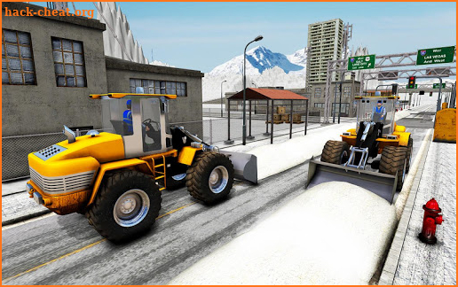Snow Excavator Crane Simulator screenshot