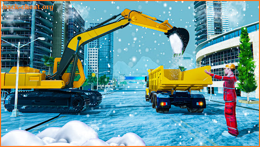 Snow Excavator Drive Simulator screenshot