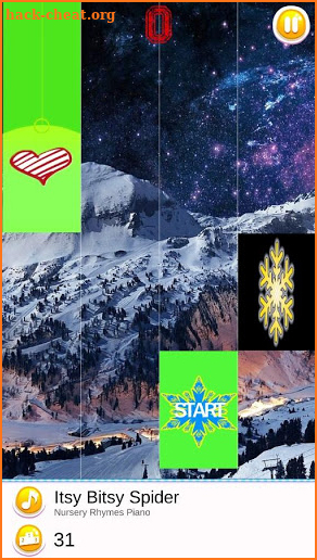 Snow Hearts Piano Tiles 2018 screenshot