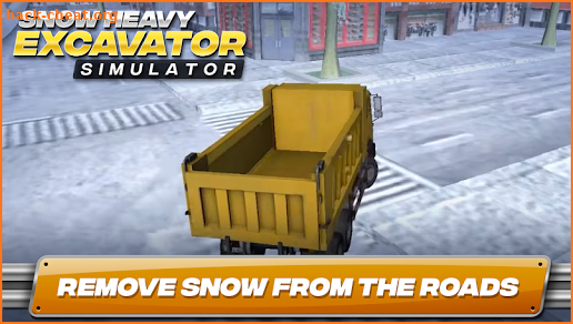 Snow Heavy Excavator Simulator screenshot