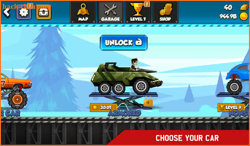 Snow Hill Climb Racing screenshot