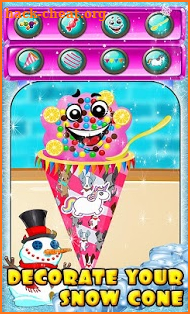 Snow Icy Cone Maker: Ice candy Making Adventure screenshot
