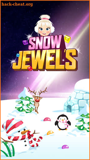 Snow jewels : The puzzle of Winter world screenshot