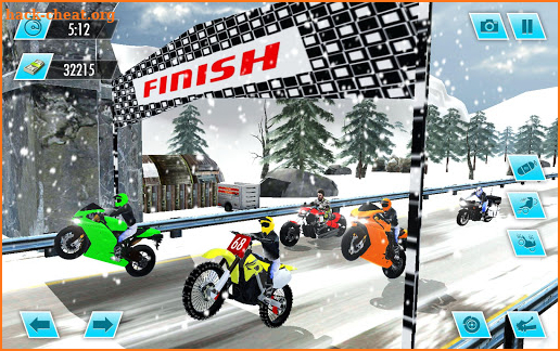Snow Mountain Bike Racing 2019 - Motocross Race 2 screenshot