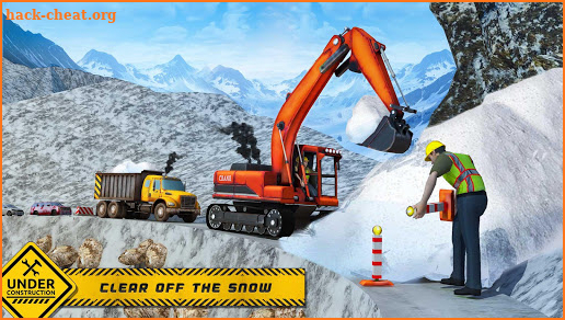 Snow Offroad Construction Excavator screenshot