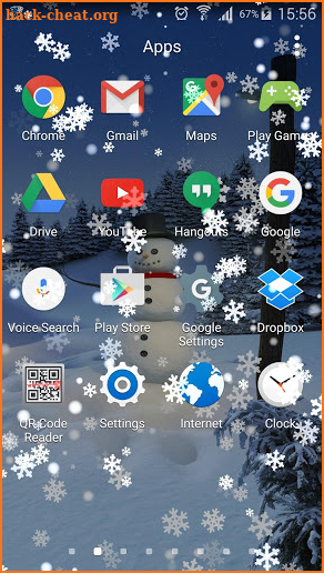 Snow on Screen Winter Effect screenshot