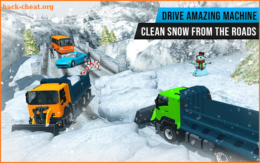 Snow Plow Truck Driving: Snow Hill Rescue 2019 screenshot