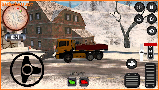 Snow Plow Truck Simulator screenshot