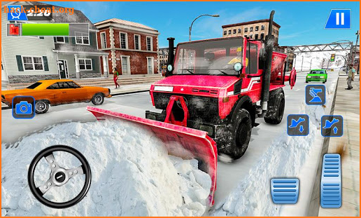Snow Plow Winter City 2020: Clean The Road Ice screenshot