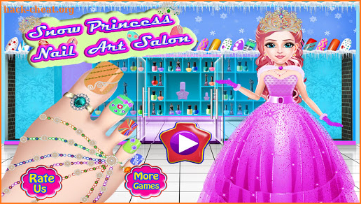 Snow Princess Nail Art Salon screenshot
