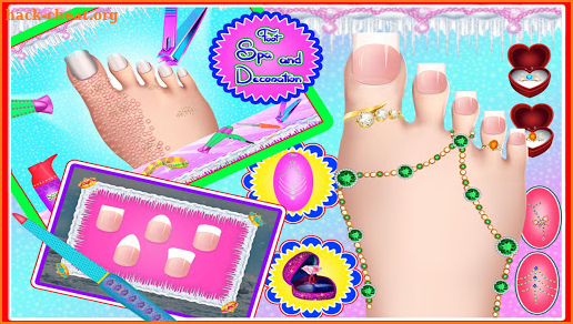 Snow Princess Nail Art Salon screenshot