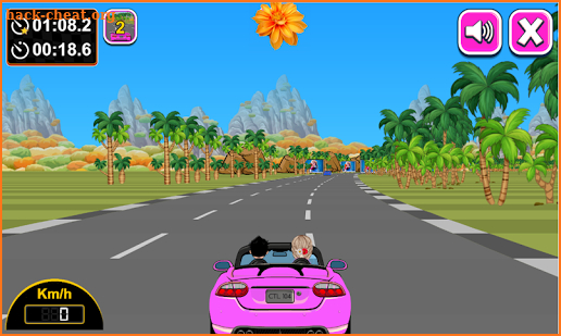 Snow Queen Car Racing screenshot